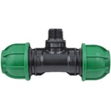 Трійник з зовнішнім різьбленням Irritec 25х3/4"х25
